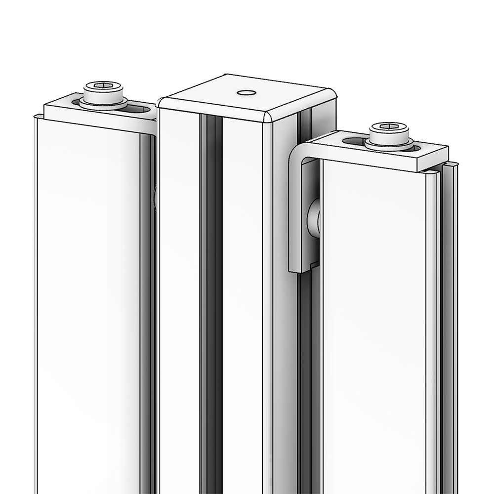 41-440-0 MODULAR SOLUTIONS CONVEYOR PART<BR>GUARD UNIT FIXING ANGLE 19 AR WITH OUT HARDWARE